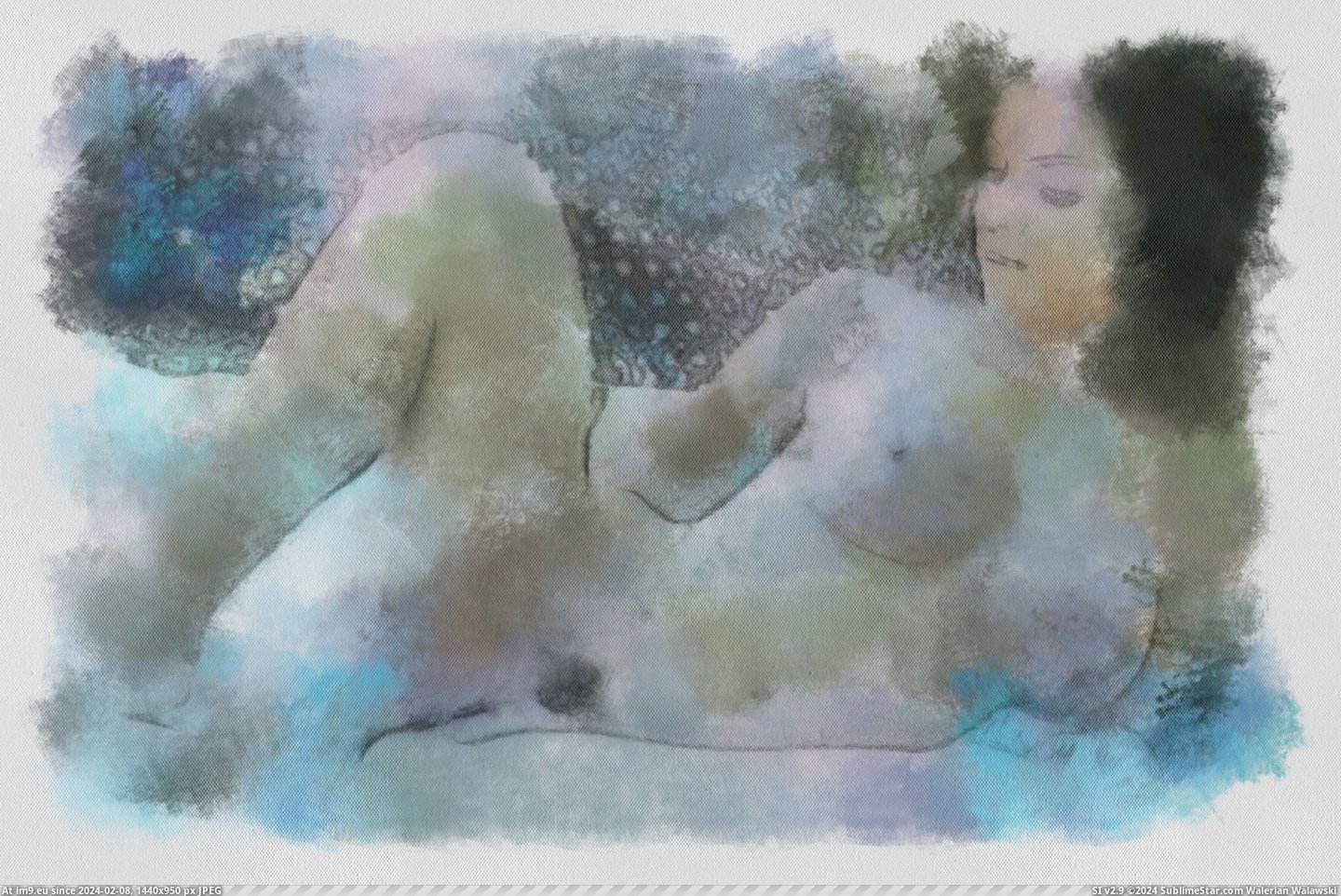  #2400x1596  !107_Aquarell Pic. (Image of album Adult fineart nude))