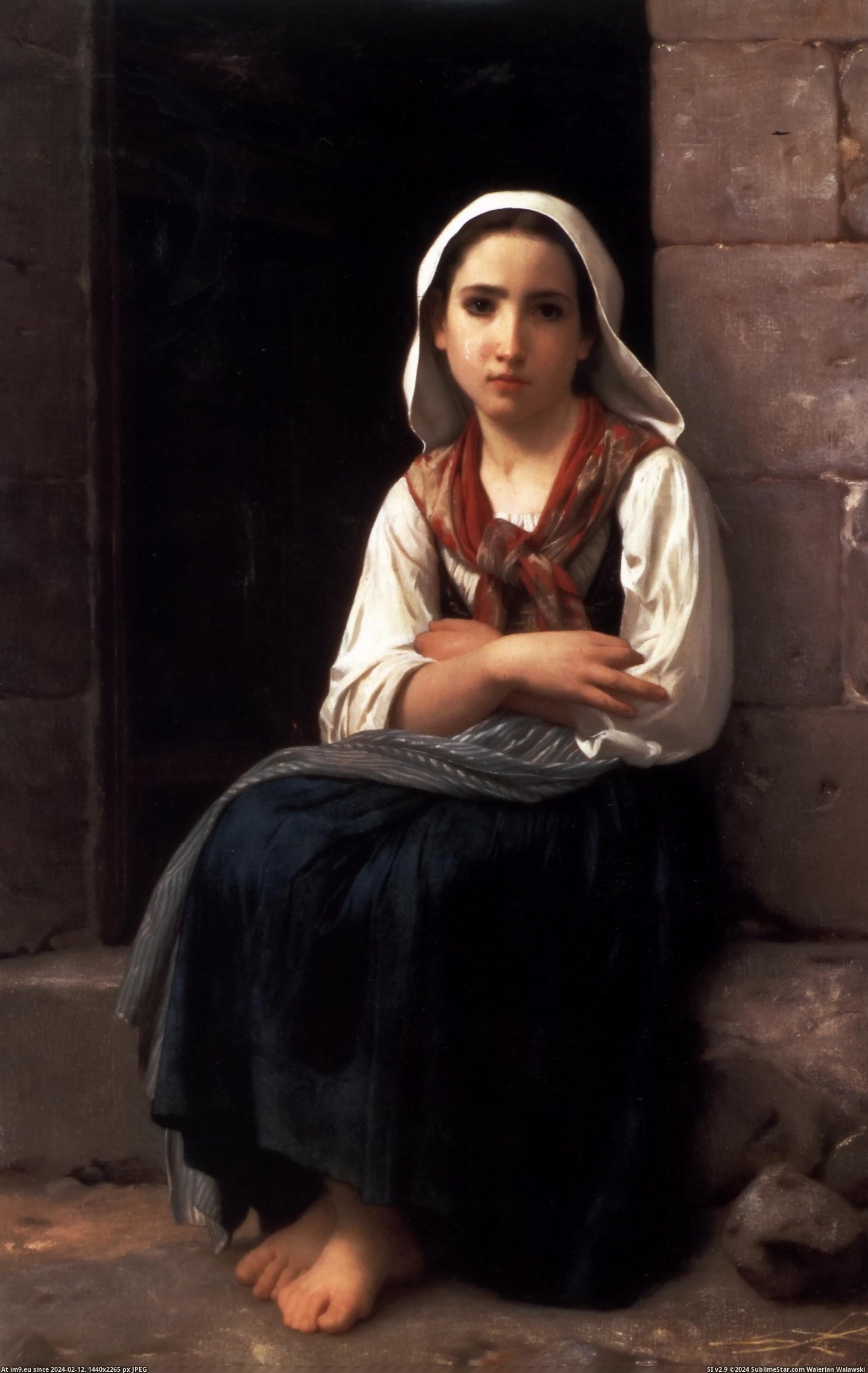 #Art #Painting #Bouguereau #Adolphe #Paintings #William (1867) Yvonette - William Adolphe Bouguereau Pic. (Obraz z album William Adolphe Bouguereau paintings (1825-1905)))