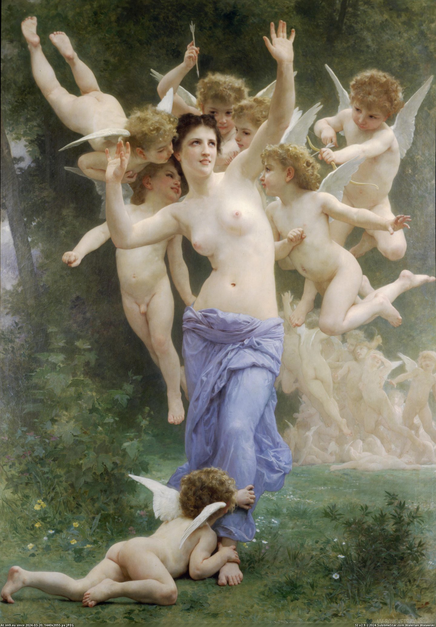 #Art #Painting #Bouguereau #Adolphe #Paintings #William (1892) Le Guepier - William Adolphe Bouguereau Pic. (Obraz z album William Adolphe Bouguereau paintings (1825-1905)))