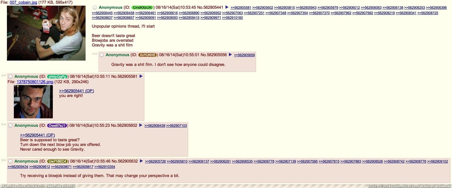#4chan #Blowjobs #Anon [4chan] Anon doesn't like blowjobs Pic. (Изображение из альбом My r/4CHAN favs))