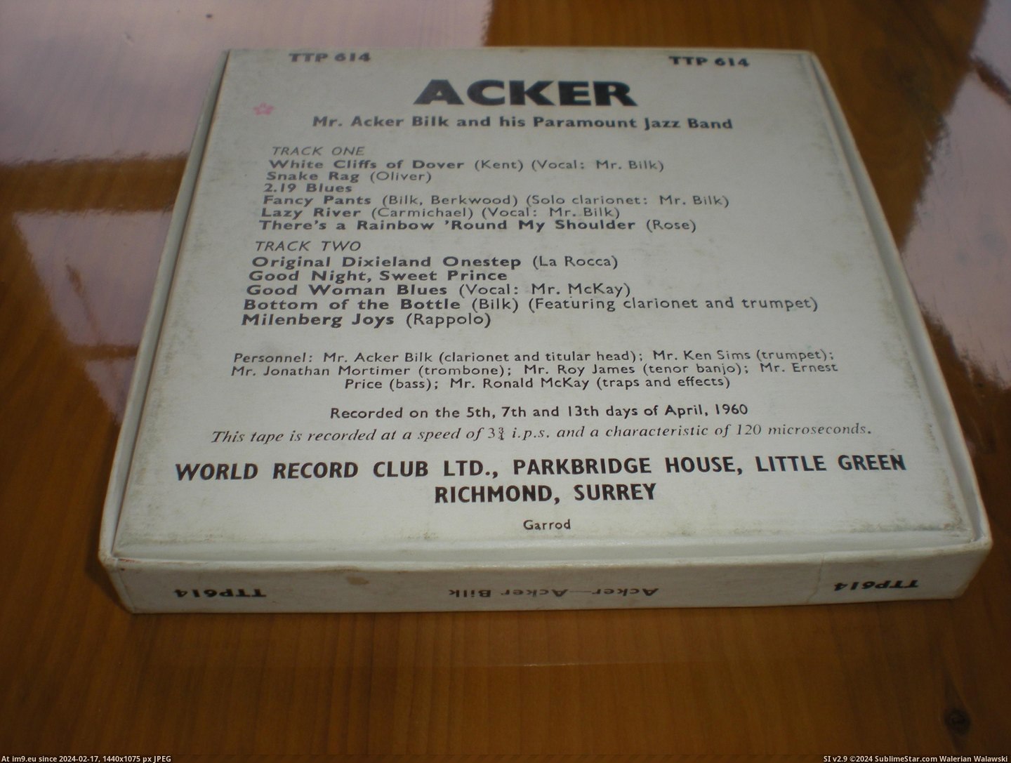 #Jazz  #Acker Acker Jazz 3 Pic. (Image of album new 1))