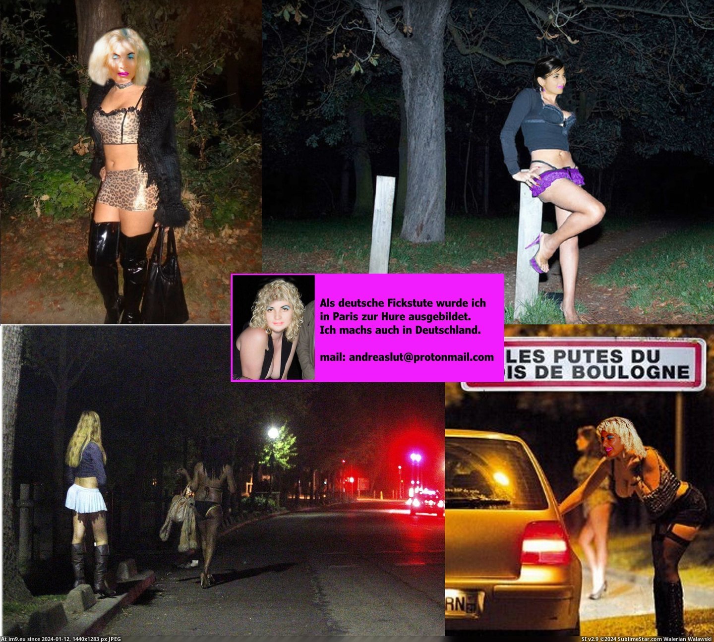#Slut #Whore #Fotze #Prostituee #Webwhore #Nutte #Pute #Andrea #Strich #Hure #Putain Andrea Bois de Boulogne putes.2jpg Pic. (Obraz z album Instant Upload))