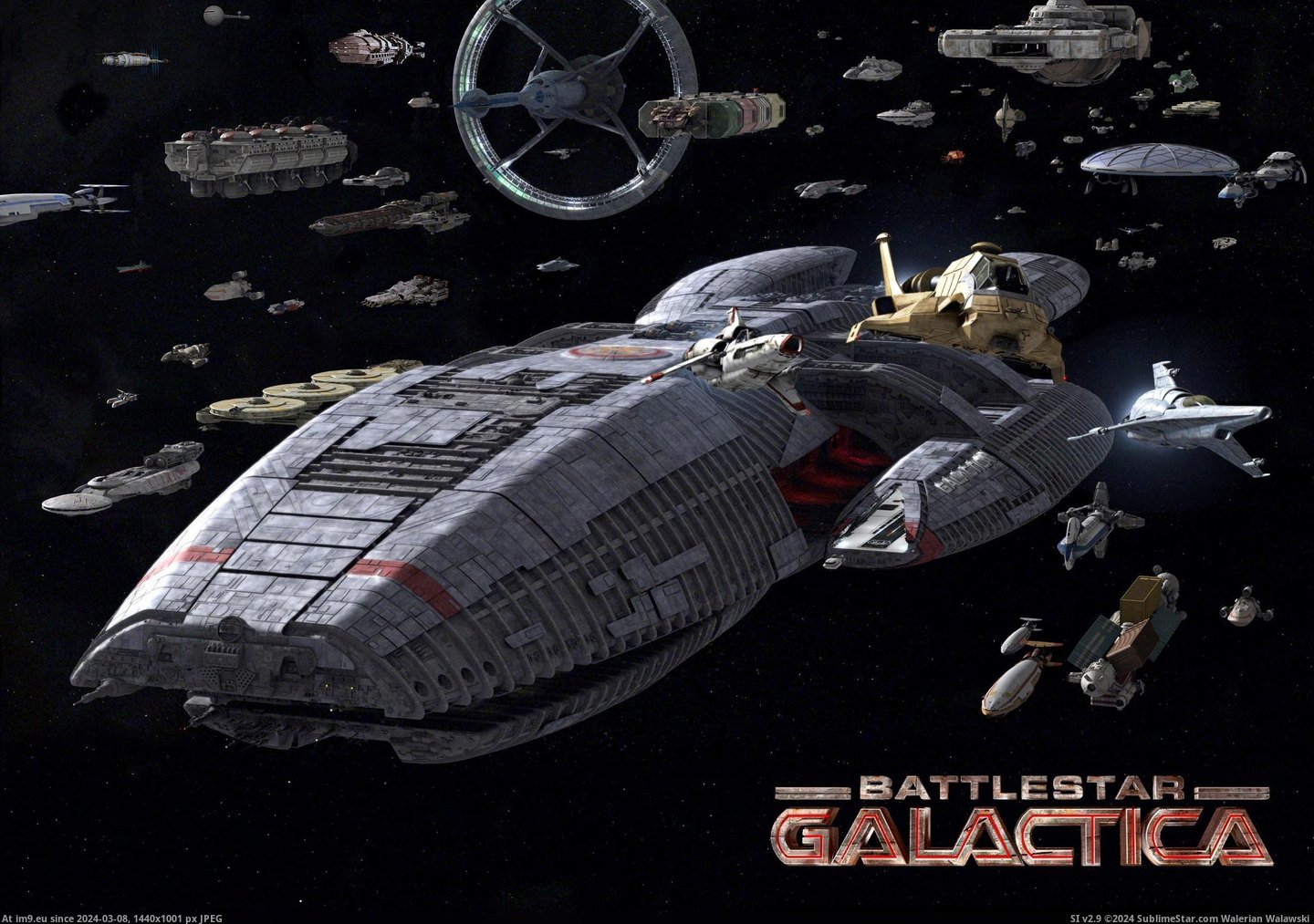 #Galactica  #Battlestar Battlestar-Galactica__128 Pic. (Obraz z album KDE PasteBin))
