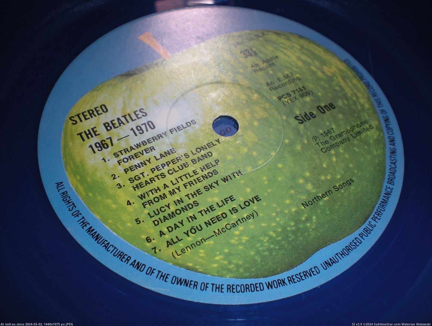 #Album #Vinyl #Blue Blue Album Blue Vinyl 2 Pic. (Obraz z album new 1))