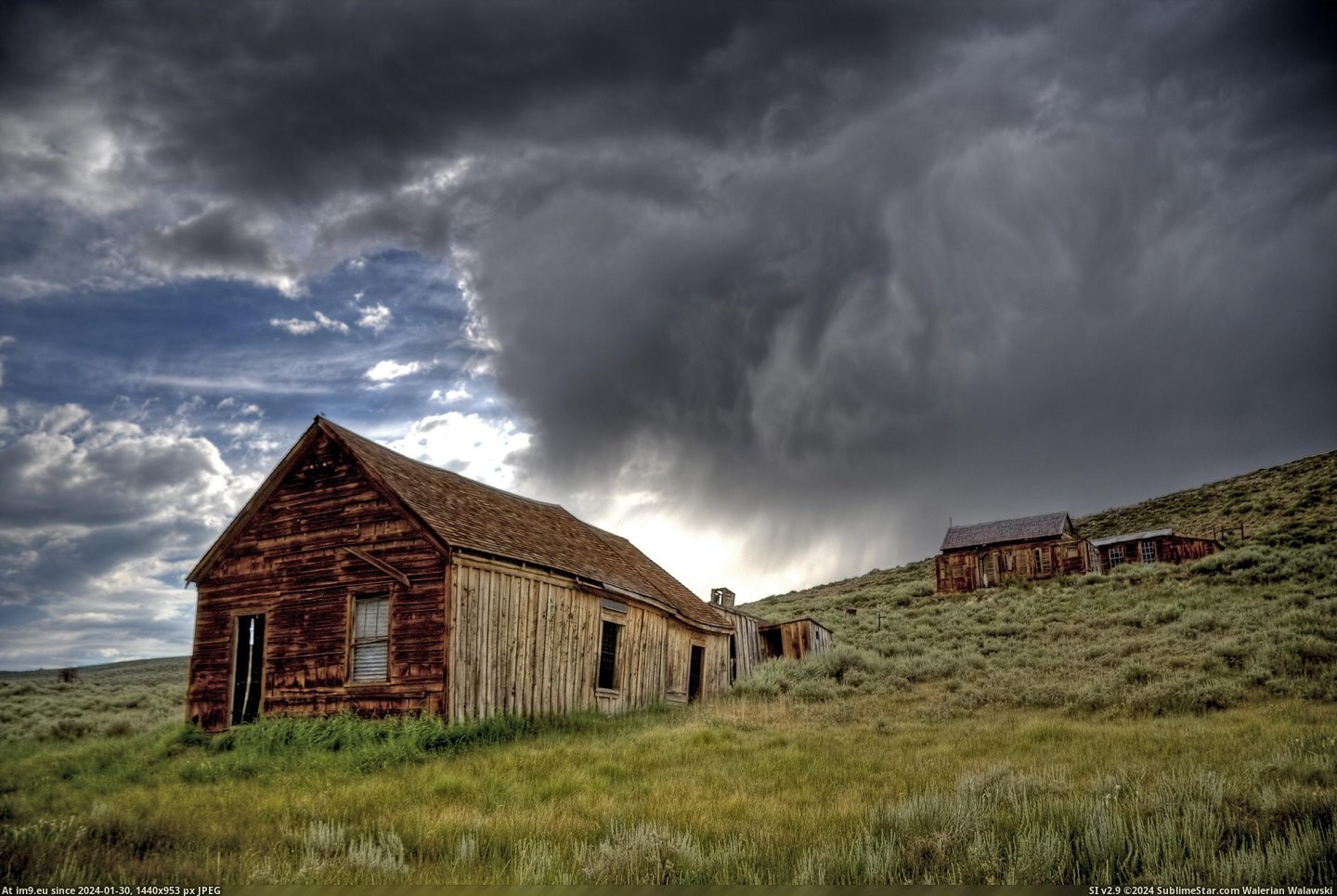 Bodie Ghost Town Storm (in Bodie - a ghost town in Eastern California)
