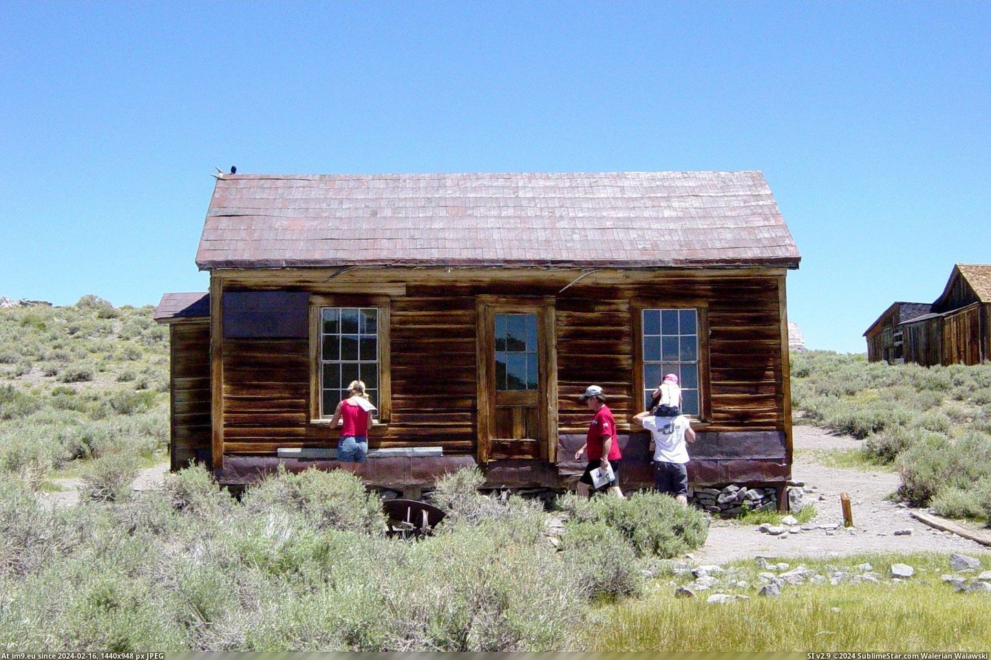 Dolan House In Bodie, California (in Bodie - a ghost town in Eastern California)
