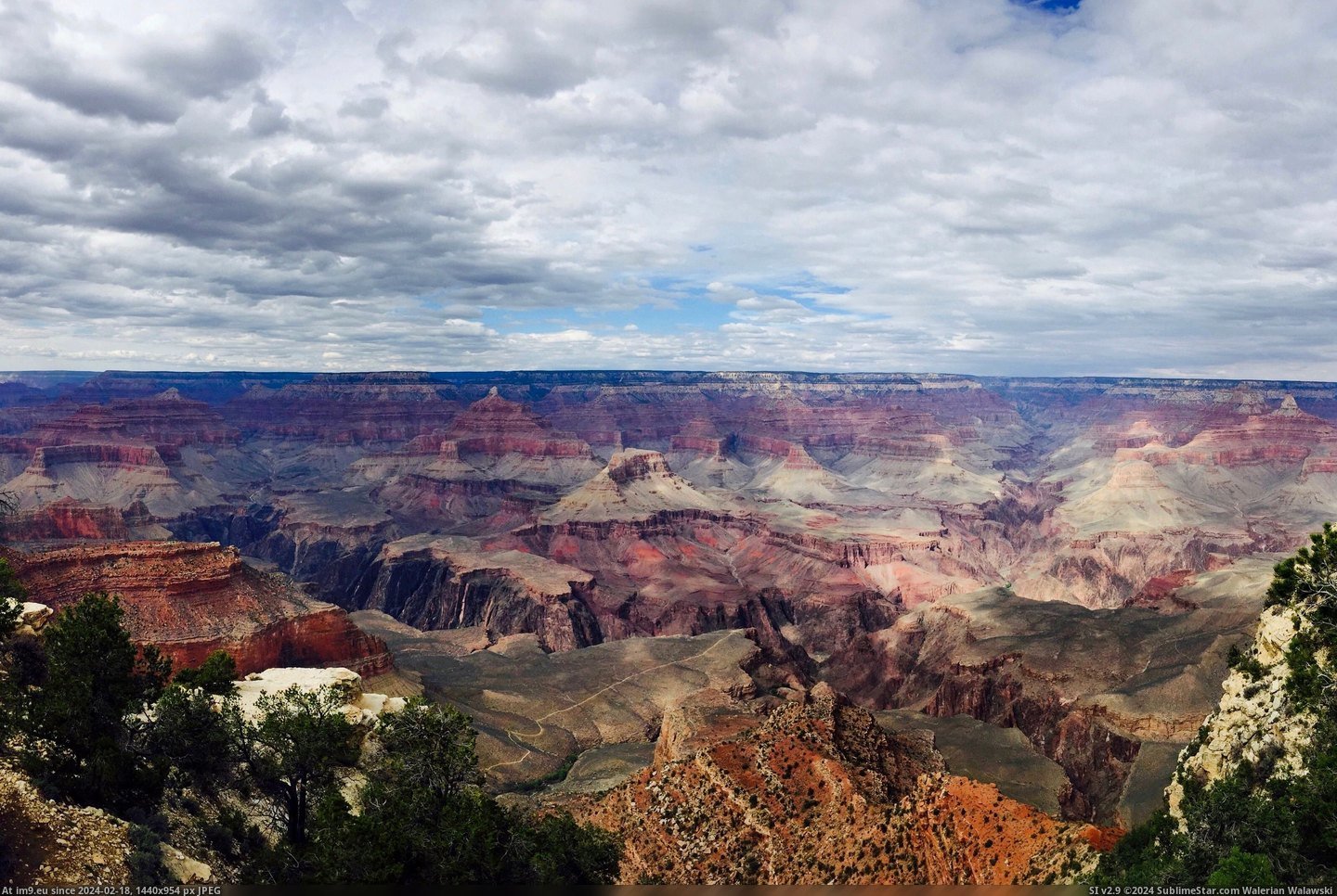 #Day #Grand #Cloudy #Canyon [Earthporn] A cloudy day at the Grand Canyon, AZ  [3184x2122] Pic. (Bild von album My r/EARTHPORN favs))