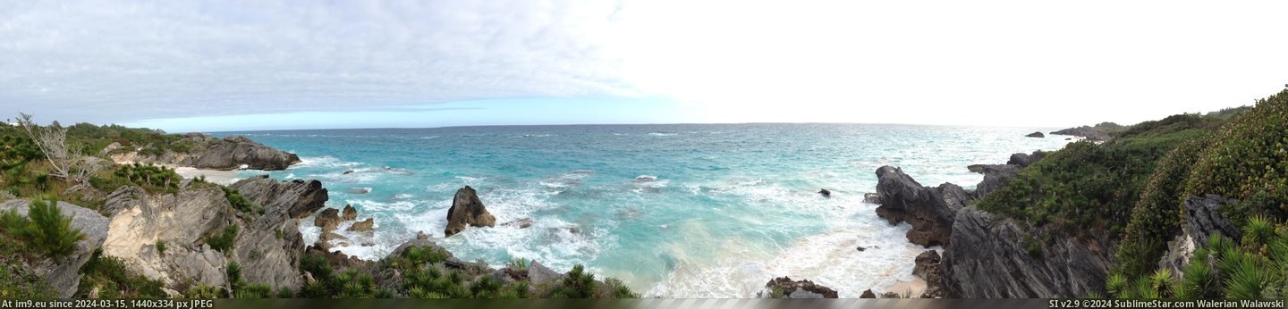 #Panoramic #Bermuda #Coastline [Earthporn]  A panoramic view of coastline in Bermuda [10208x2378] Pic. (Изображение из альбом My r/EARTHPORN favs))