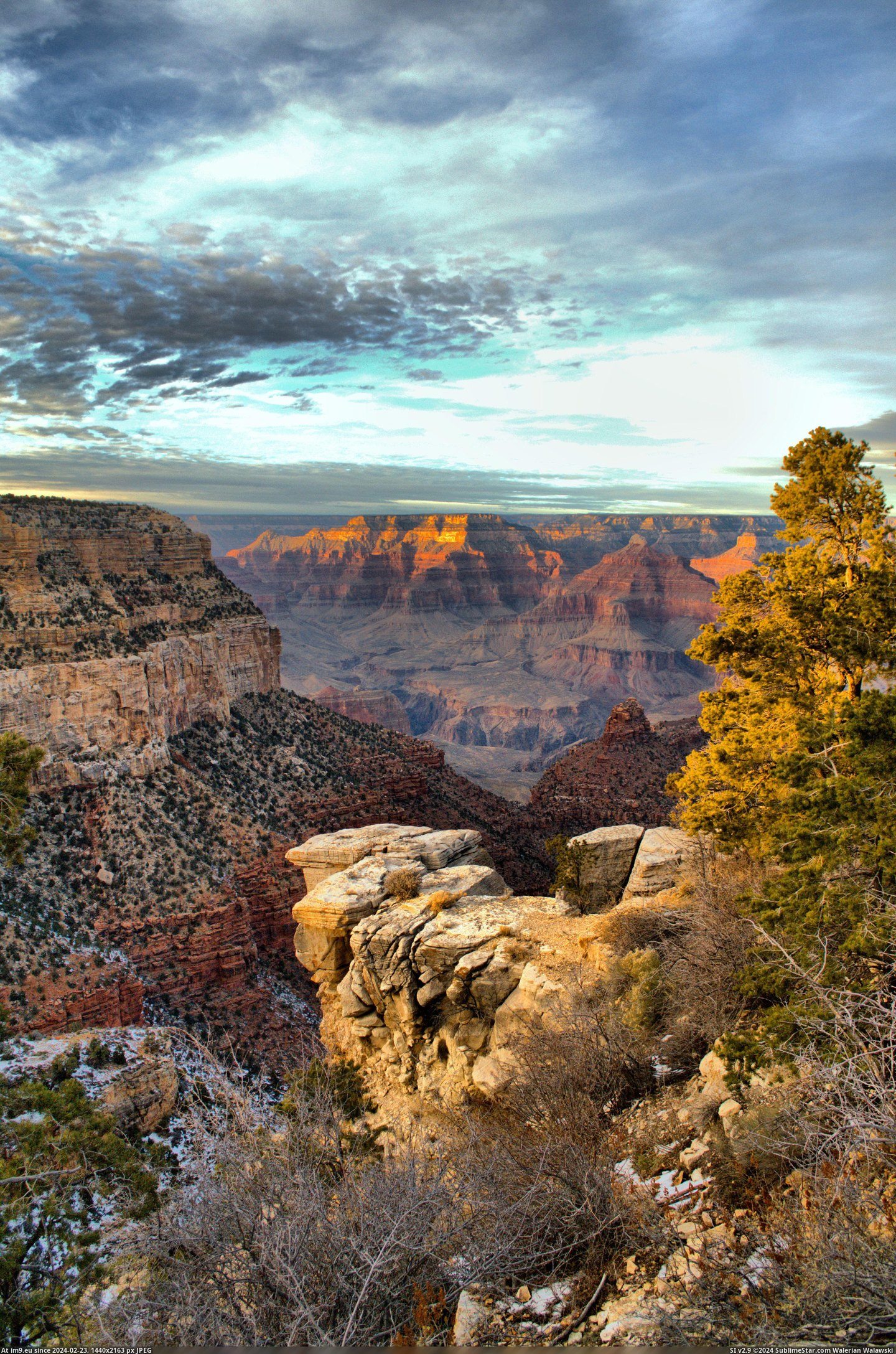 #Photo #One #Angel #Sunset #Trail #Bright #Bests #Personal #Winter #Canyon #Grand [Earthporn] A photo I took this winter at the Bright Angel Trail of the Grand Canyon during sunset. One of my personal bests. [O Pic. (Image of album My r/EARTHPORN favs))