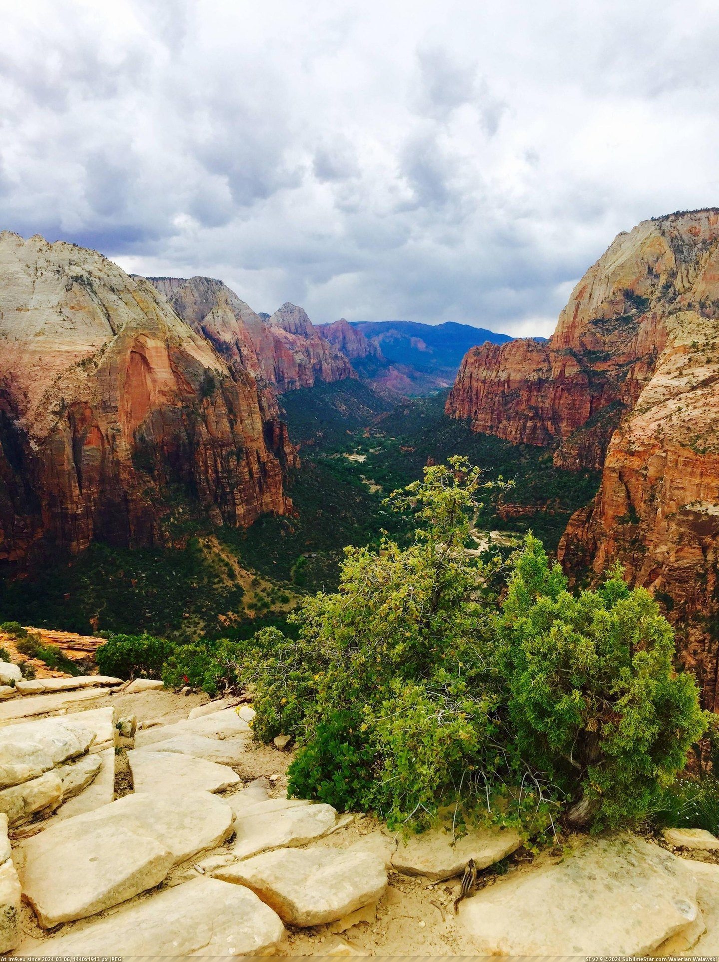 #Park #National #Storm #Zion #Approaching #Angels #Landing #Summit [Earthporn] A Storm Approaching the Summit of Angels Landing, Zion National Park [2203x2938] Pic. (Image of album My r/EARTHPORN favs))