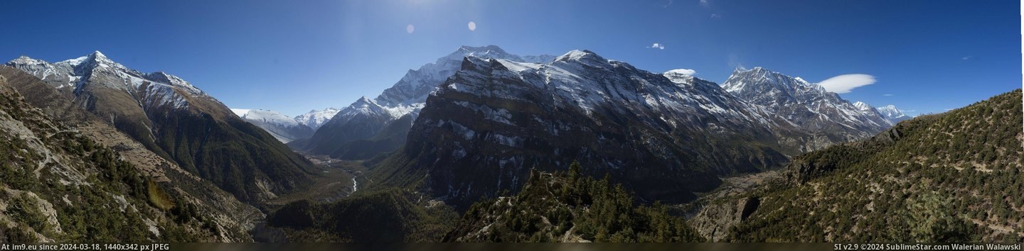 #Nepal  #Annapurna [Earthporn] Along the Annapurna Circuit, Nepal  [5006x1200] Pic. (Image of album My r/EARTHPORN favs))
