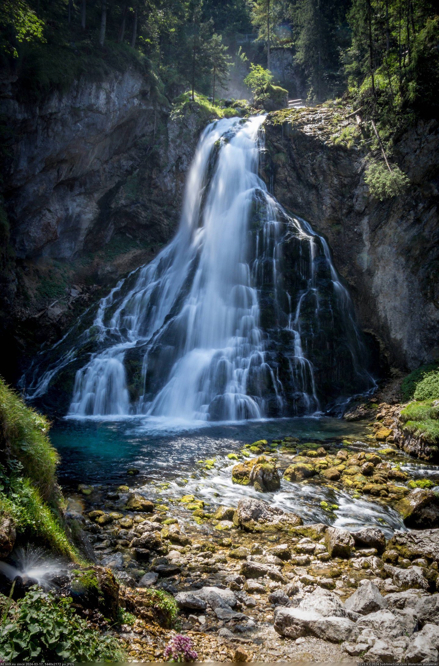 #Beautiful #Salzburg #Austria [Earthporn]  Beautiful Gollinger Wasserfall near Salzburg, Austria [3154x4770] Pic. (Obraz z album My r/EARTHPORN favs))