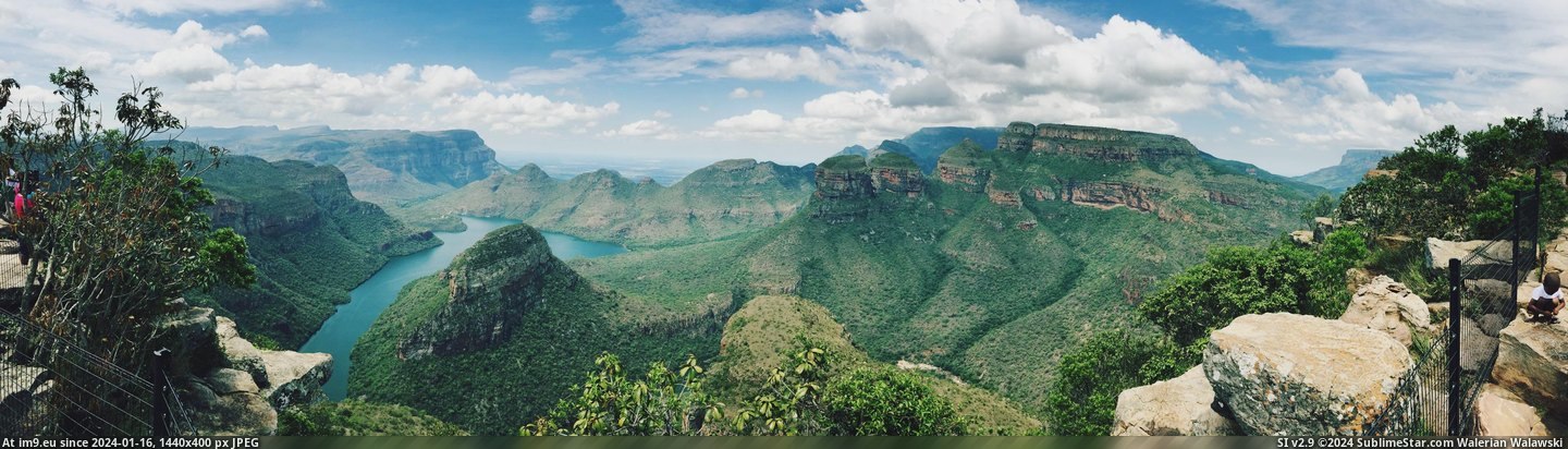 #Beautiful #River #Africa #Panorama #South #Canyon [Earthporn] Beautiful panorama view of Blyde river canyon, South Africa  [3846x1080] Pic. (Obraz z album My r/EARTHPORN favs))