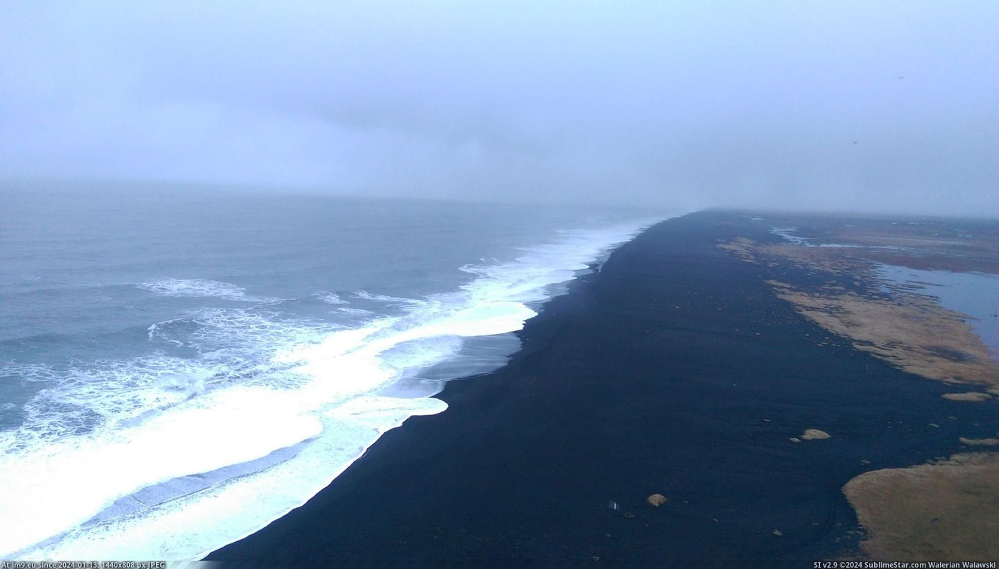 #Black #Beach #2688x1520 #Vik #Iceland #Sand [Earthporn] Black sand beach near Vik, Iceland [2688x1520] Pic. (Image of album My r/EARTHPORN favs))