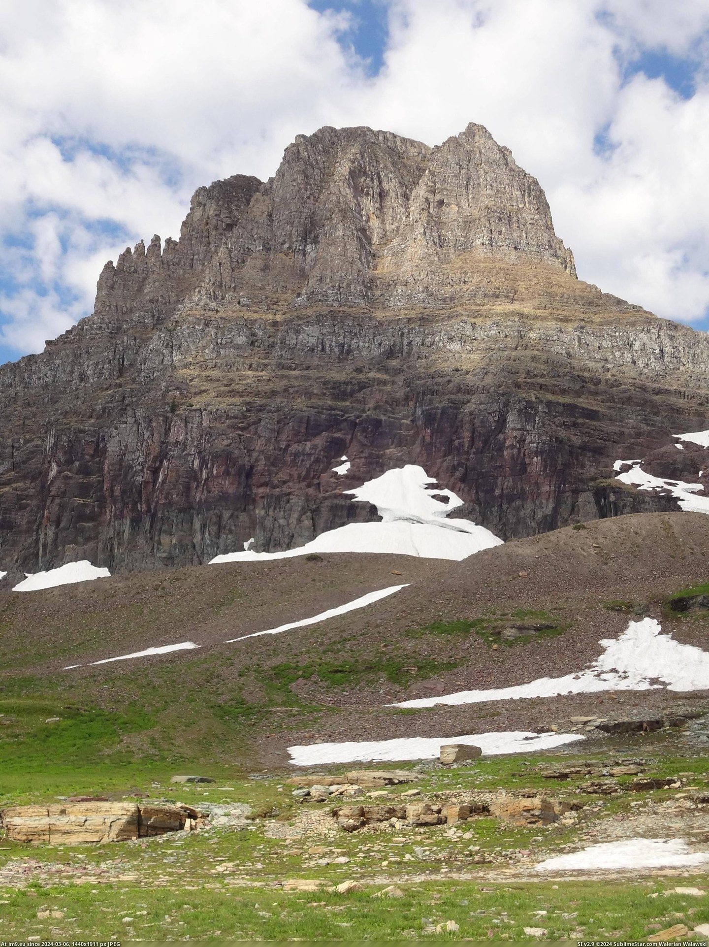 #Park #National #Clements #Mountain #Glacier [Earthporn] Clements Mountain - Glacier National Park [2074x2765] [OC] Pic. (Image of album My r/EARTHPORN favs))