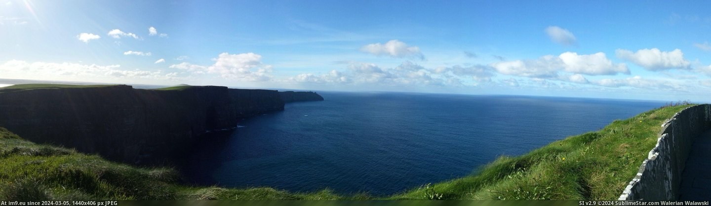 #County #Ireland #Clare #Cliffs #Moher [Earthporn] Cliffs of Moher County Clare, Ireland [1024x291] Pic. (Изображение из альбом My r/EARTHPORN favs))