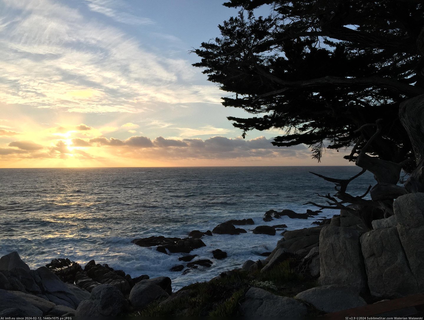 #Sunset #3264x2448 #Cypress #Drive #Mile [Earthporn] Cypress Sunset - 17 Mile Drive, CA 2015 [3264x2448] Pic. (Изображение из альбом My r/EARTHPORN favs))