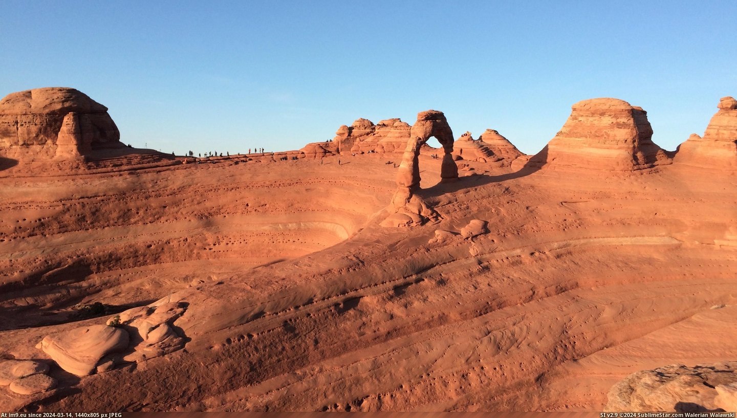 #Park #National #3264x1836 #Delicate #Arches #Utah #Arch [Earthporn] Delicate Arch, Arches National Park, Utah [3264x1836] Pic. (Изображение из альбом My r/EARTHPORN favs))