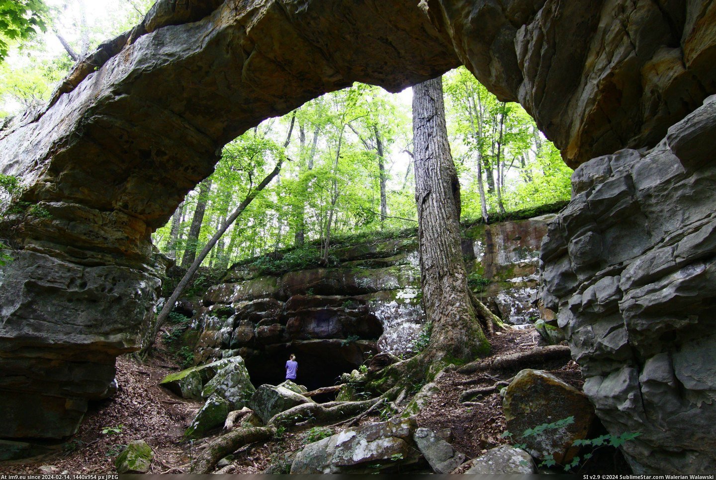 #Natural #Bridge #2851x1900 #Sewanee #Worry #Folks [Earthporn] Don't worry folks, Sewanee Natural Bridge here (TN) [2851x1900] Pic. (Image of album My r/EARTHPORN favs))