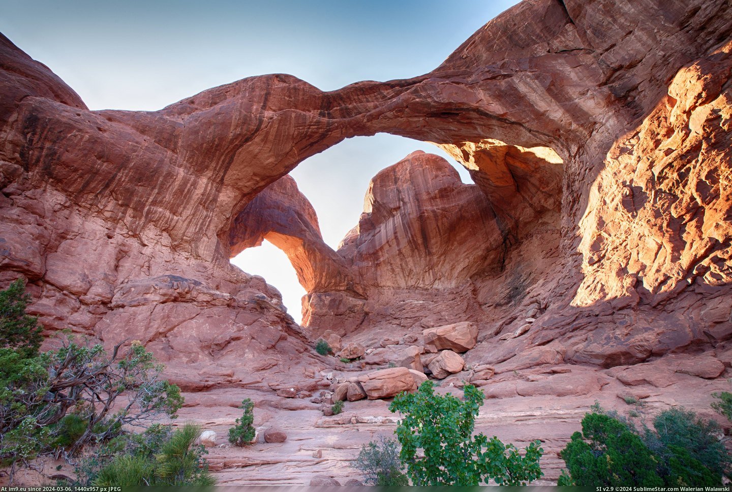 #Park #National #Arches #5616x3744 #Moab #Double #Arch [Earthporn] Double Arch at Arches National Park, Moab, UT  [5616x3744] Pic. (Изображение из альбом My r/EARTHPORN favs))
