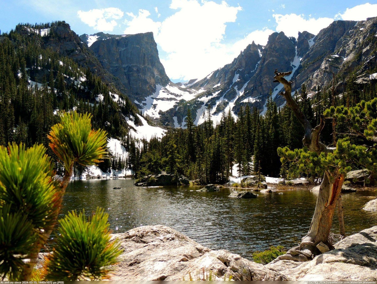 #Park #National #Mountain #Rocky #Lake #Dream [Earthporn] Dream Lake, Rocky Mountain National Park, CO [2204x1704][OC] Pic. (Bild von album My r/EARTHPORN favs))