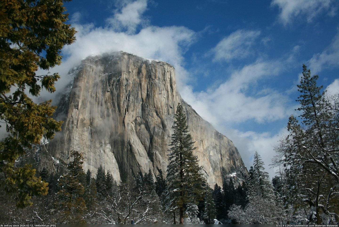 #Park #National #Capitan #2916x1944 #Winter #Yosemite [Earthporn] El Capitan winter 2009, Yosemite National Park,[2916x1944] Pic. (Image of album My r/EARTHPORN favs))