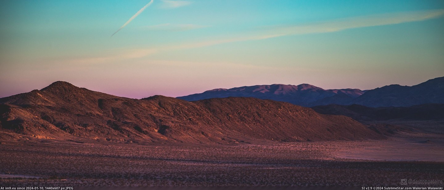 #Desert #Electric #Mojave [Earthporn] Electric Desert Evenings, Mojave CA.  [3000x1277] Pic. (Obraz z album My r/EARTHPORN favs))