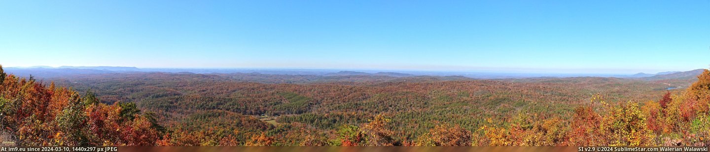 #National #Forest #Color #Cherokee #Cherohala #Skyway #Fall #Panorama #Tennessee [Earthporn] Fall Color Panorama along the Cherohala Skyway, Cherokee National Forest, Tennessee [OC][5184x1080] Pic. (Obraz z album My r/EARTHPORN favs))
