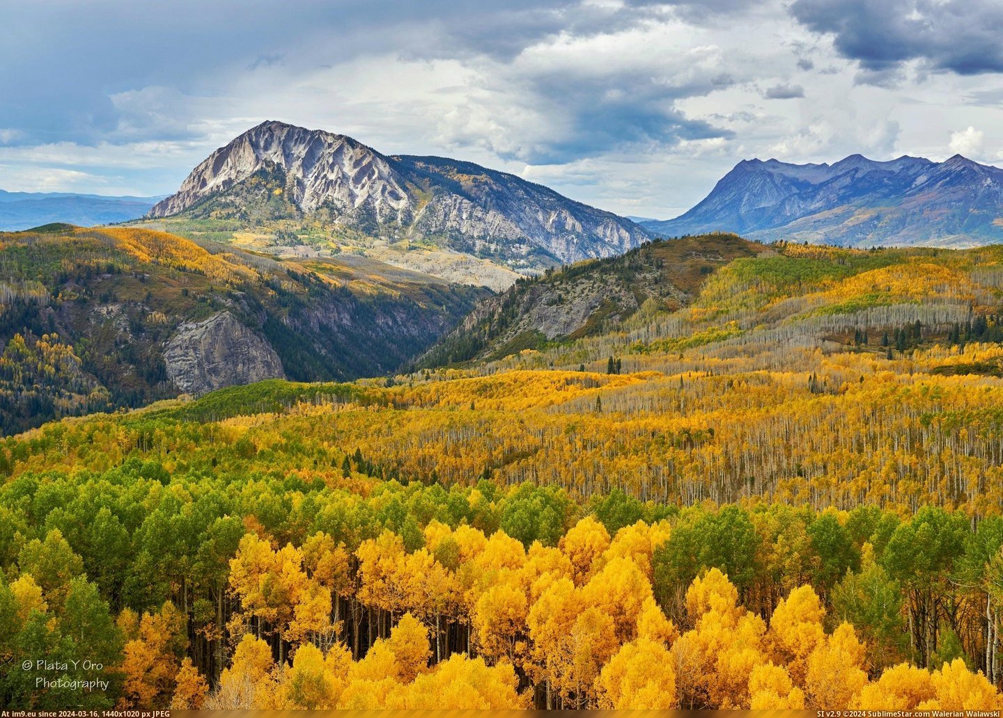 #Colorado #Fall #Butte #Crested #Pass #Colors [Earthporn] Fall colors over Kebler Pass. Crested Butte, Colorado  (2048x1463) Pic. (Obraz z album My r/EARTHPORN favs))