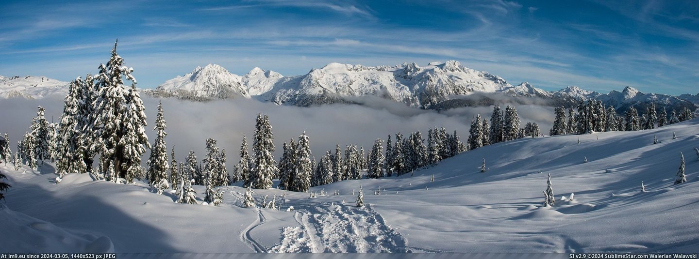 #Mountain #Panorama #Garibaldi #Range [Earthporn] Garibaldi Mountain Range Panorama  [2048x940] Pic. (Bild von album My r/EARTHPORN favs))