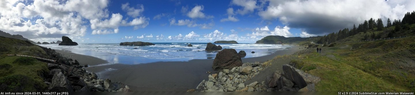 #Beach #Gold #Oregon [Earthporn] Gold Beach, Oregon [13632x3048] Pic. (Obraz z album My r/EARTHPORN favs))