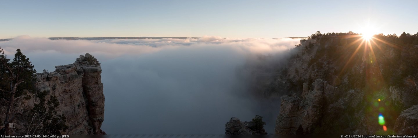 #Canyon #Weather #Inversion #Grand [Earthporn] Grand Canyon, AZ - Weather Inversion - 11-30-2013 [5000x1629] Pic. (Obraz z album My r/EARTHPORN favs))