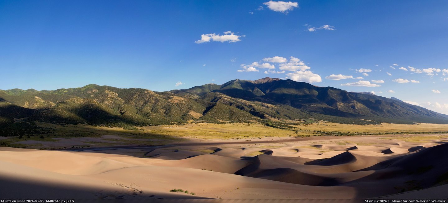 #Photo #Wallpaper #Great #Park #Clouds #Sand #Dunes #Ridge #Beautiful #National #North #Sky [Earthporn] Great Sand Dunes National Park - North Zapata Ridge [3667x1650] Pic. (Изображение из альбом My r/EARTHPORN favs))