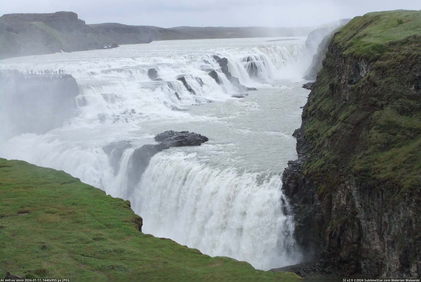 #Iceland #Gullfoss #4000x2664 #Waterfall [Earthporn] Gullfoss waterfall in Iceland [4000x2664] [OC] Pic. (Image of album My r/EARTHPORN favs))