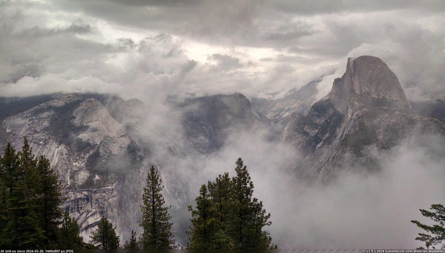 #California #Yosemite #Dome #Viewed #4320x2432 #Point #Glacier [Earthporn] Half Dome viewed from Glacier Point. Yosemite NP, California.  [4320x2432] Pic. (Obraz z album My r/EARTHPORN favs))