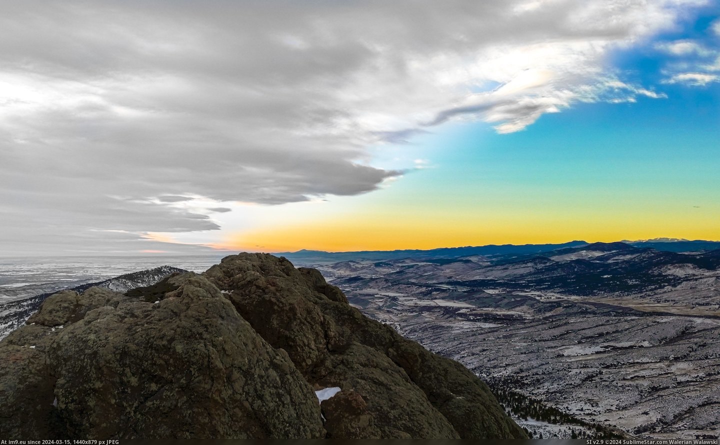 #Rock #Colorado #Collins #Summit #Fort [Earthporn] Horsetooth Rock Summit, Fort Collins, Colorado  [1042x639] Pic. (Obraz z album My r/EARTHPORN favs))
