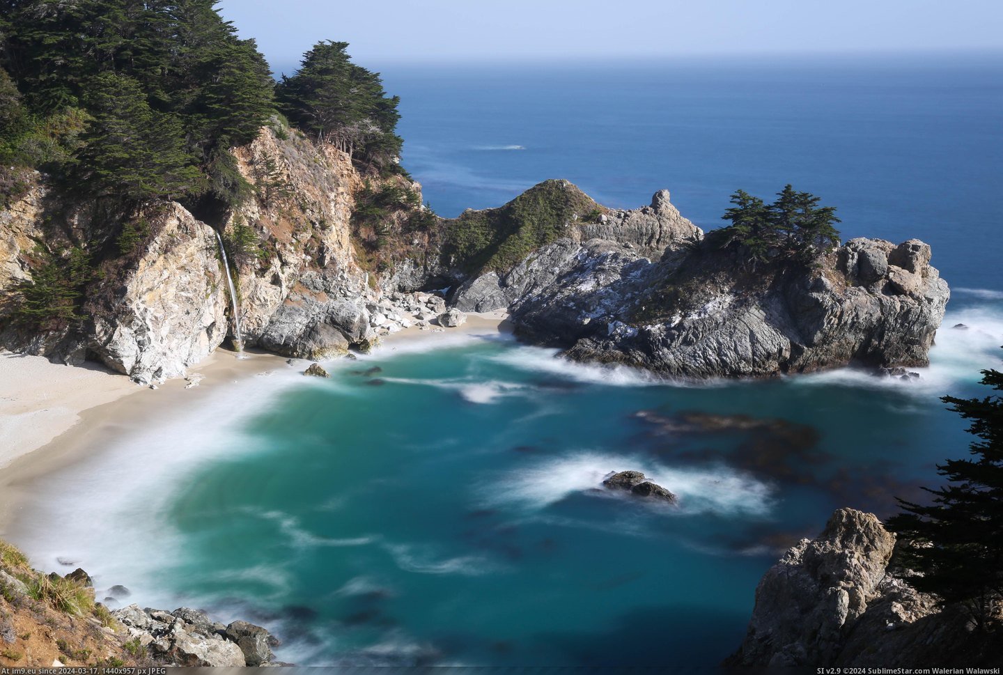 #California #Falls #5760x3840 #Hwy #Paradise #Steps [Earthporn] I found paradise just a few steps from Hwy 1 - McWay Falls, California  [5760x3840] Pic. (Изображение из альбом My r/EARTHPORN favs))