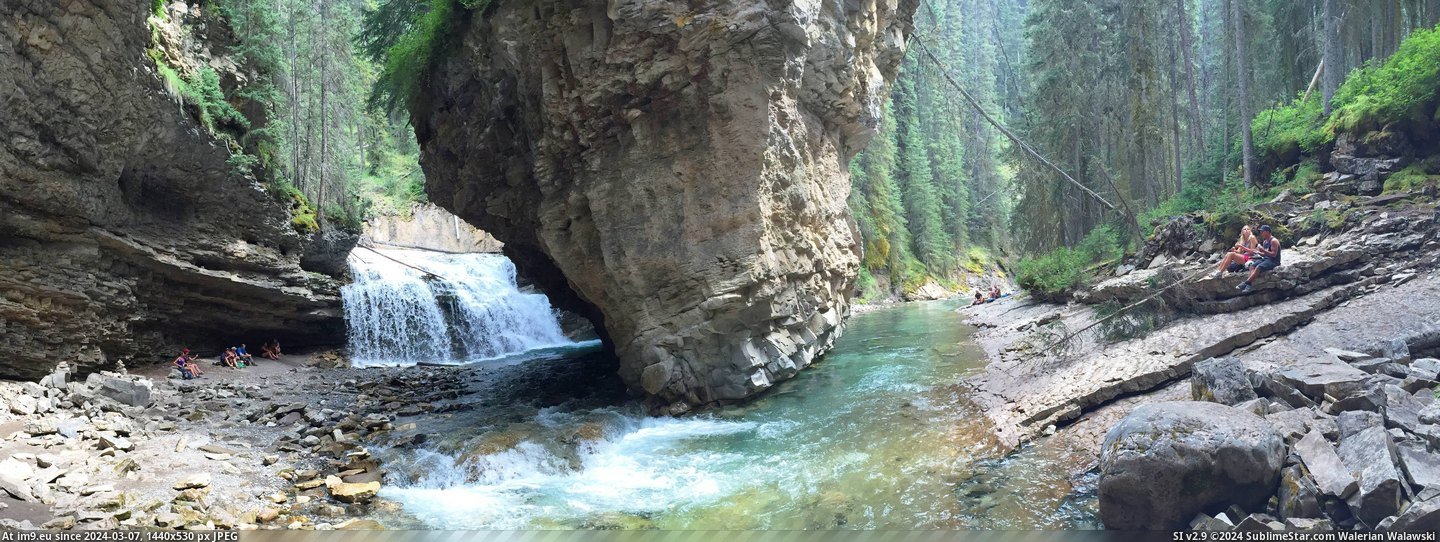 #Park #National #Banff #Johnston #Canada #Canyon [Earthporn] Johnston Canyon, Banff National Park, AB, Canada [6167x2283] Pic. (Image of album My r/EARTHPORN favs))