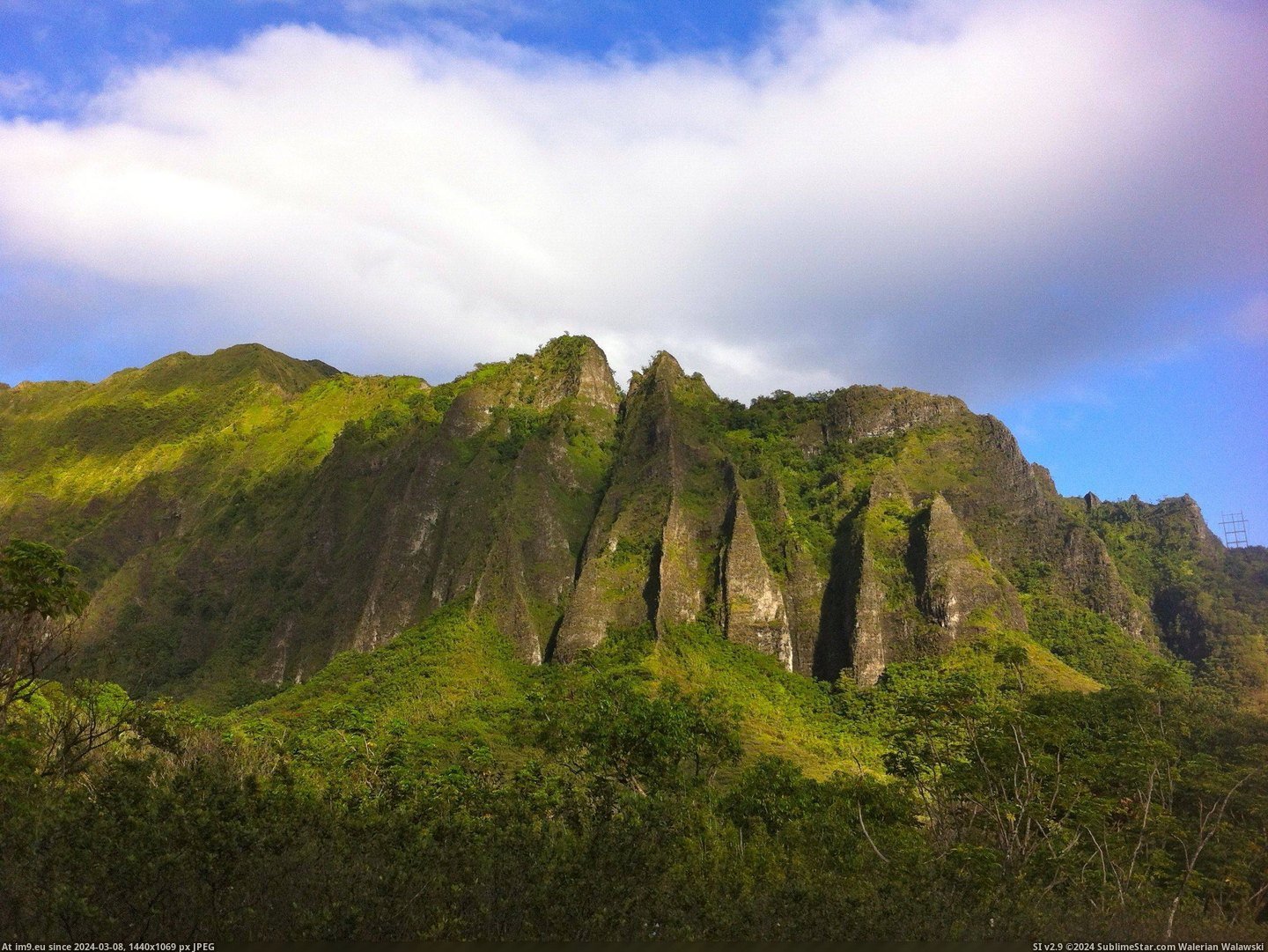 #Mountain #Range #Ahu #Olau #2592x1936 #Hawai [Earthporn] Ko'olau Mountain Range, O'ahu, Hawai'i. [2592x1936] [OC] Pic. (Obraz z album My r/EARTHPORN favs))