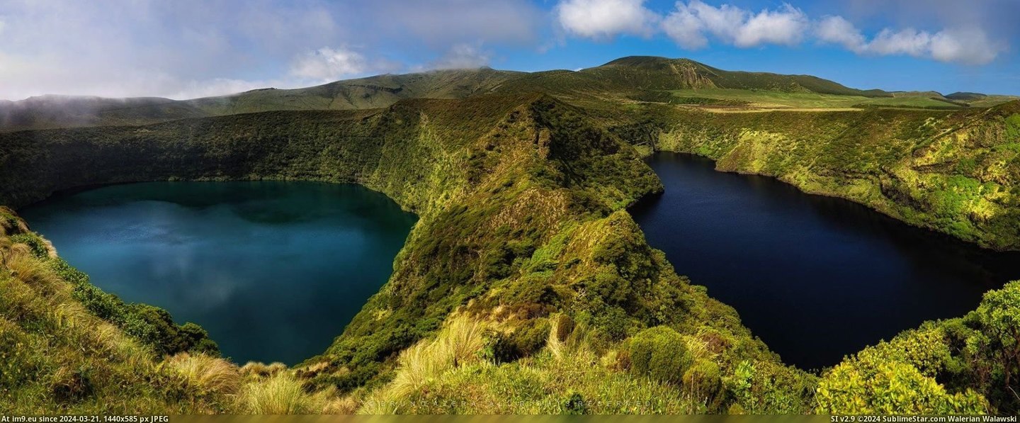 #Island #Bruno #Azores [Earthporn] Lagoas, São Miguel Island, Azores by Bruno Ázera [2048x844] Pic. (Image of album My r/EARTHPORN favs))