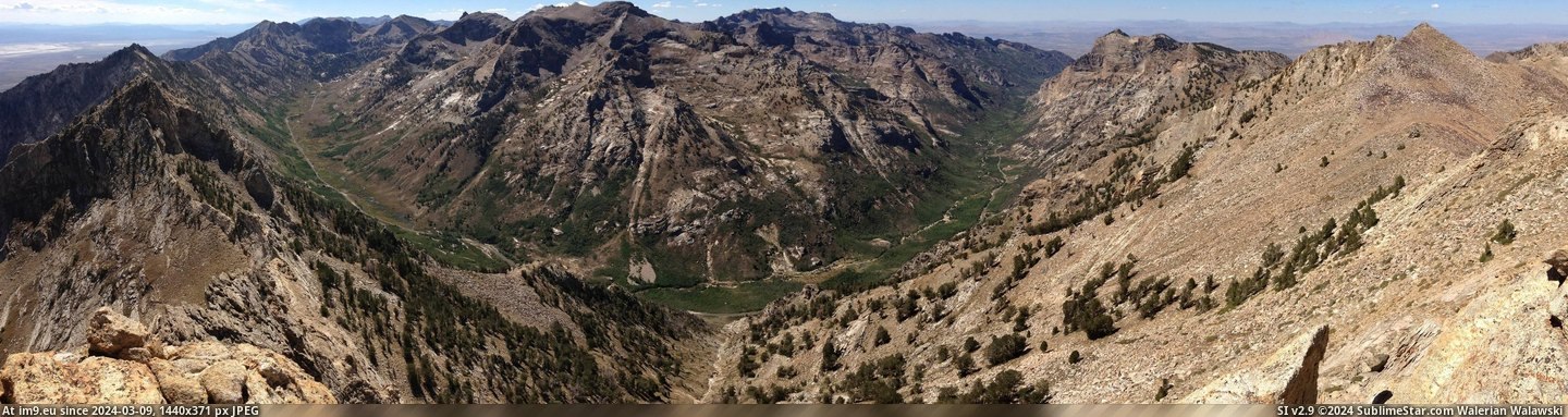 #Canyon #Peak #Lamoille #Verdi #Panorama #Nevada [Earthporn] Lamoille Canyon Panorama-Verdi Peak, Nevada. [3700x966] Pic. (Obraz z album My r/EARTHPORN favs))