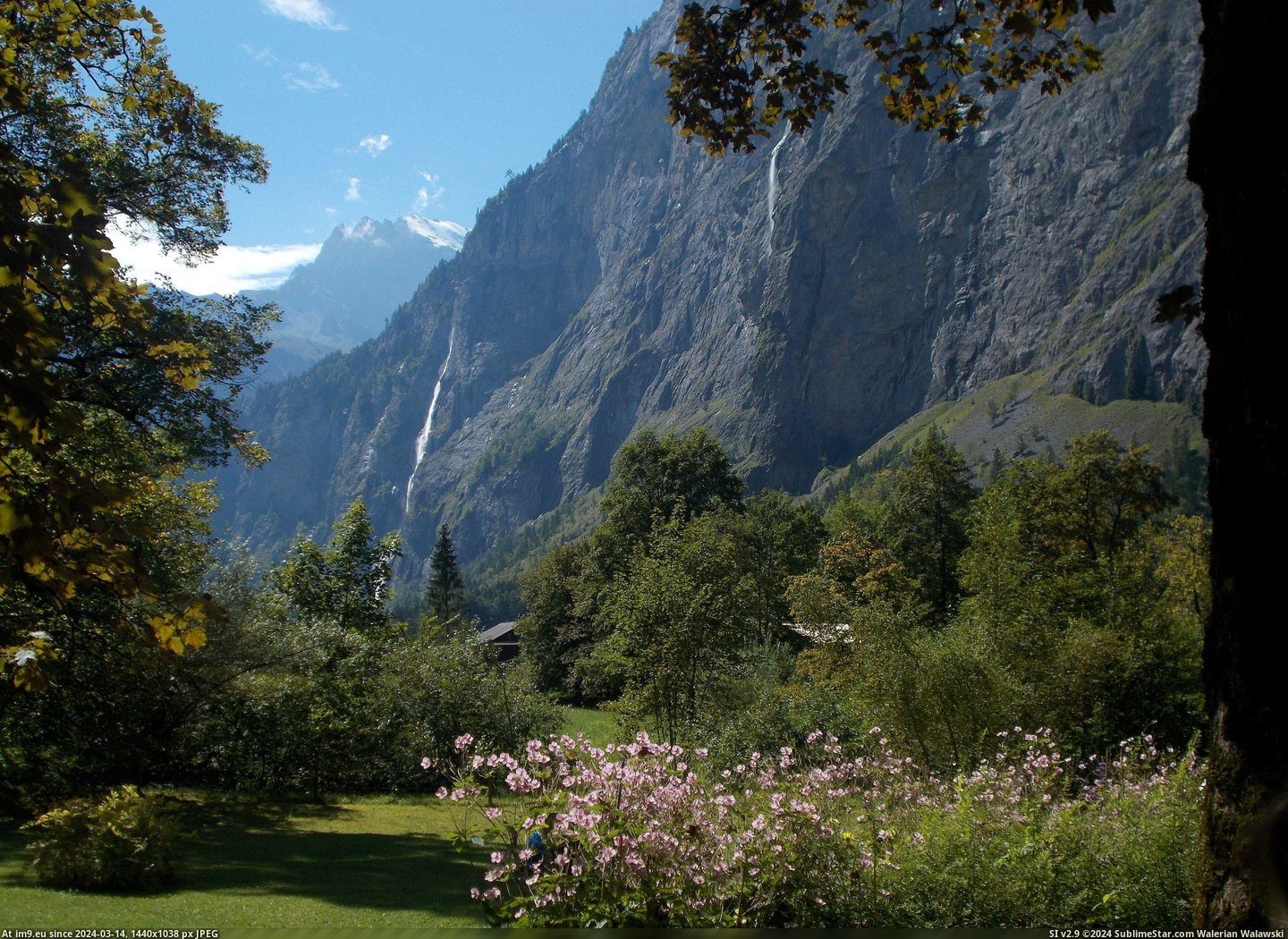 #Europe #Valley #Switzerland #Tolkien #Inpisration #Waterfalls #Traveling #Lauterbrunnen [Earthporn] Lauterbrunnen Valley, Switzerland taken while traveling Europe. A valley of 74 waterfalls and Tolkien's inpisration  Pic. (Image of album My r/EARTHPORN favs))
