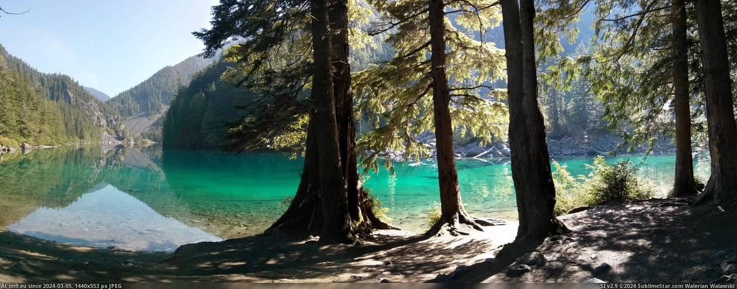#Lake #British #Tent #Columbia #Literally [Earthporn] Literally the first thing you see when you unzip your tent at Lindeman Lake, British Columbia. Nexus 4 [7050x2730] Pic. (Image of album My r/EARTHPORN favs))