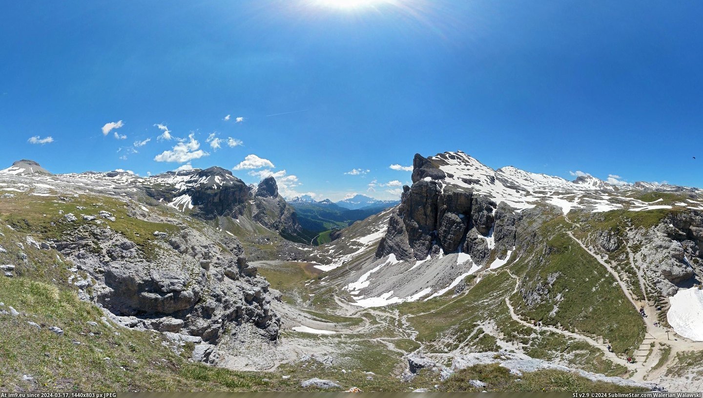 #Park #National #2560x1440 #Dolomites #Valley #Italy [Earthporn] Looking out into a valley from Puez national park, Dolomites, Italy [2560x1440] [OC] Pic. (Изображение из альбом My r/EARTHPORN favs))