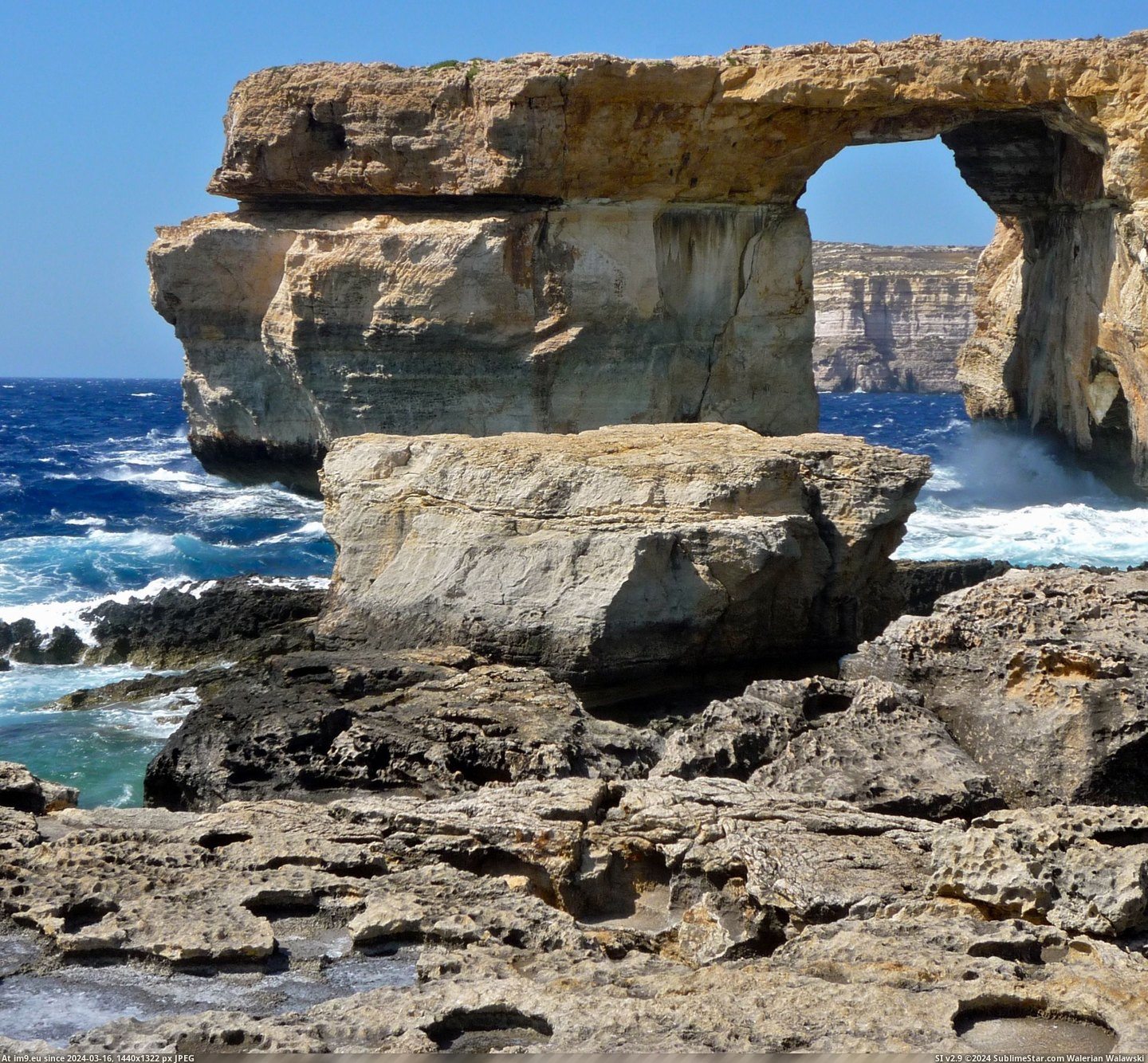 #Window #Malta #Azure #Magnificent [Earthporn] Magnificent Malta (Azure Window) [OC] [2660 × 2455] Pic. (Obraz z album My r/EARTHPORN favs))