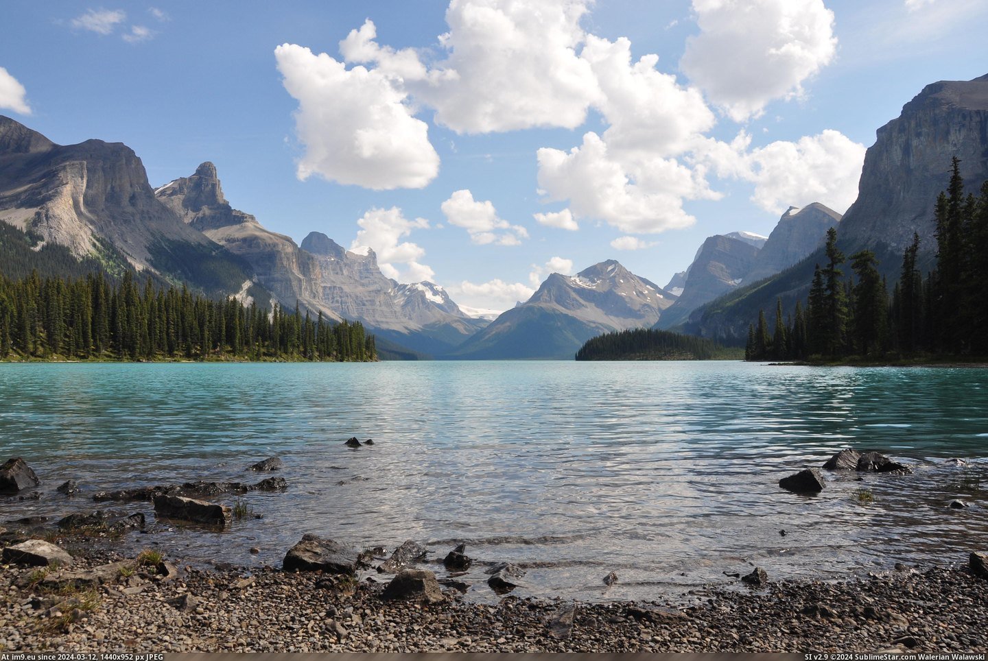 #Lake #Canada #Maligne #Alberta #Jasper [Earthporn] Maligne Lake. Jasper, Alberta, Canada [OC][4234x2812] Pic. (Изображение из альбом My r/EARTHPORN favs))