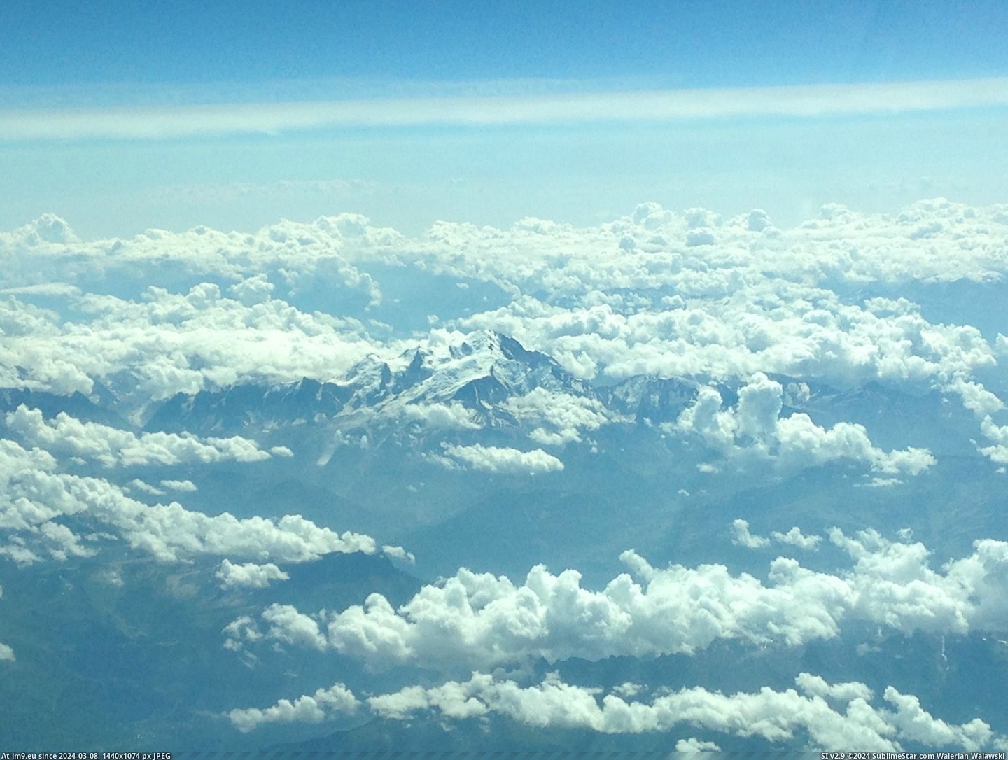 #Blanc  #Mont [Earthporn] Mont Blanc [OC] [3264 X 2448] Pic. (Obraz z album My r/EARTHPORN favs))