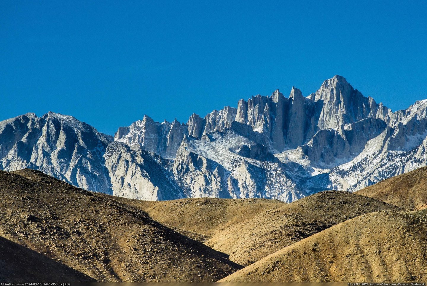 #States #Mount #Whitney #Elevation #Point #Highest [Earthporn] Mount Whitney, CA - Elevation 14,505, Prominence 10,079 - The highest point in the lower 48 states [2429x1619] Pic. (Obraz z album My r/EARTHPORN favs))