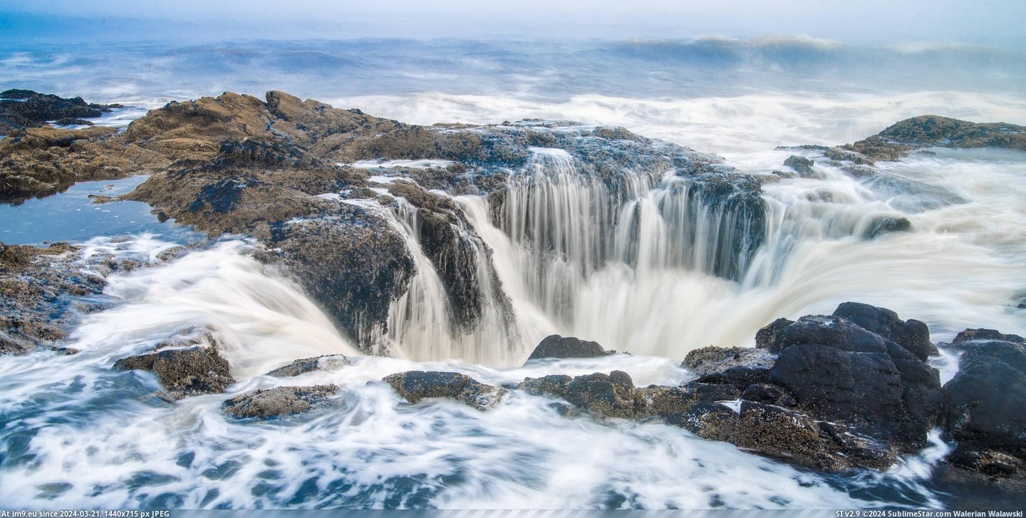 #Oregon #Cape #Perpetua #Sascha #Thor #Wise [Earthporn] [OC] Thor's Well at Cape Perpetua, Oregon by Sascha Wise [3535x1768] Pic. (Image of album My r/EARTHPORN favs))
