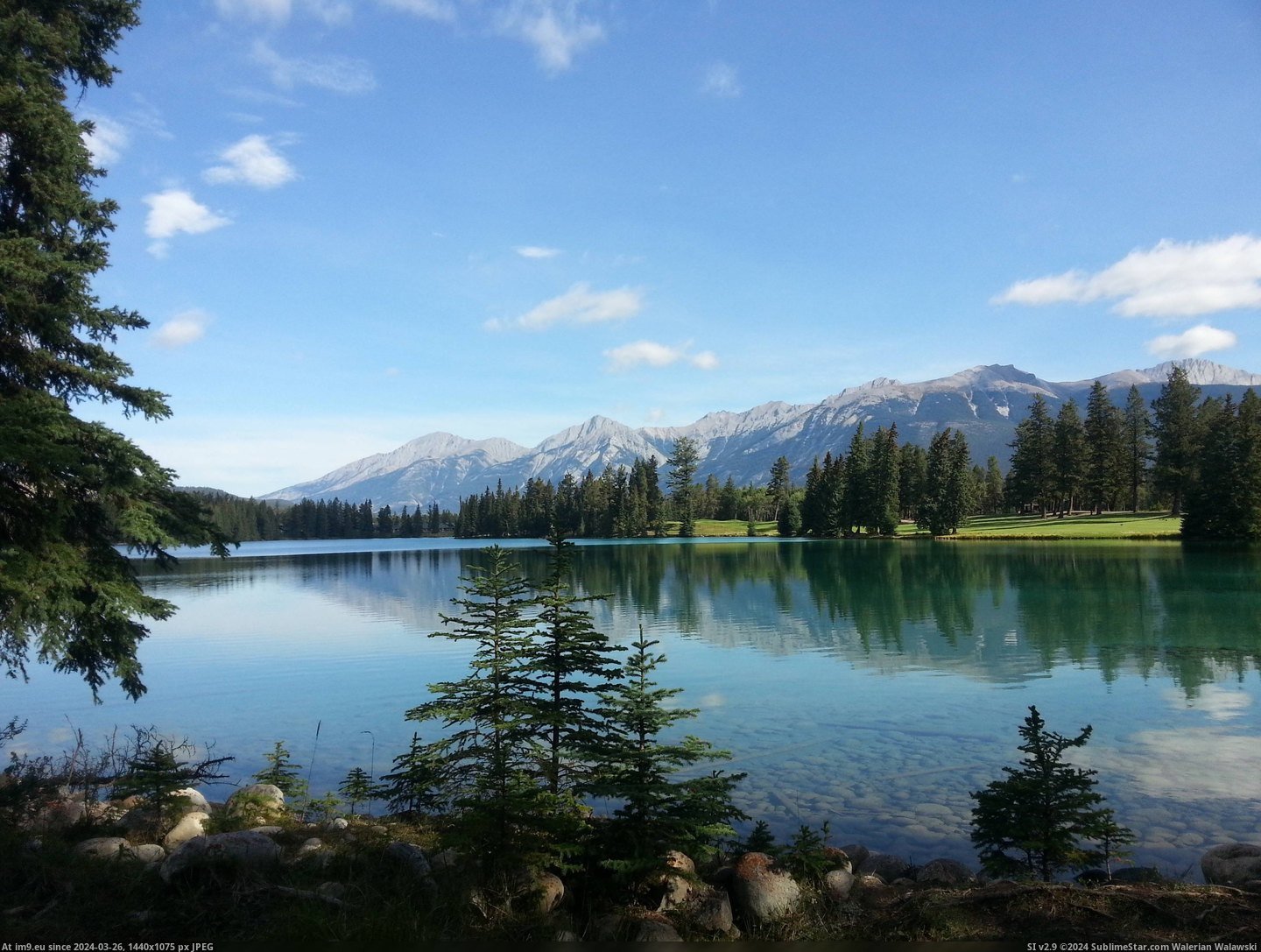 #One #Park #3264x2448 #Lakes #Jasper #National #Canada [Earthporn] One of the many lakes in Jasper National Park, AB, Canada [3264x2448] [OC] Pic. (Obraz z album My r/EARTHPORN favs))